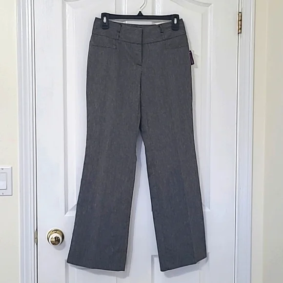 Grey Low Rise Bootcut Pants - Picture 2 of 14